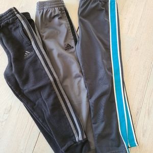 Lot of boys athletic pants. Adidas jogger suit